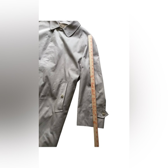 COPY - Burberry Men's Trench Long Coat  Size: 40 Regular Vintage - Picture 11 of 16